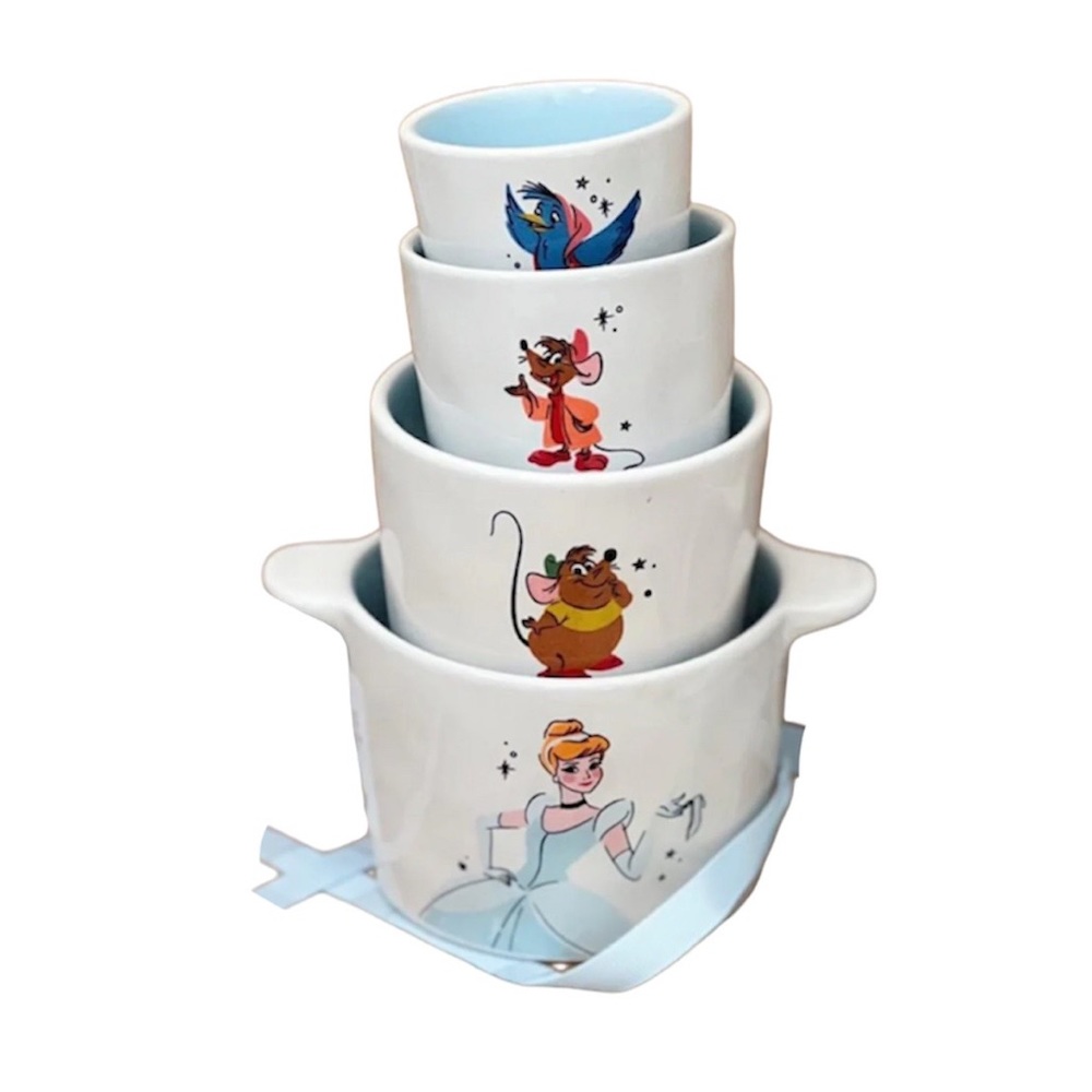 RAE DUNN CINDERELLA & ANIMAL FRIENDS Measuring Cups.